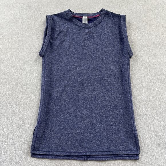 Ivivva Heather Purple Cuffed Sleeveless Tank Tunic Muscle Top Lululemon Girl 10 - Picture 1 of 9